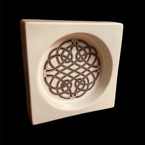 Vintage RARE Celtic Design Stoneware Art Piece by Govancroft (Scotland)